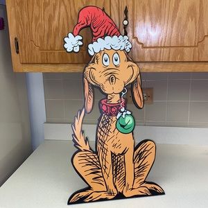 Dr. Seuss’ The Grinch Max The Dog Wooden Greeter